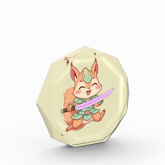 Kawaii Squirrel Samurai. Fotoblokken (Links)