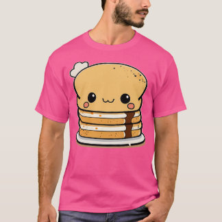 Kawaii stapel pannenkoeken t-shirt