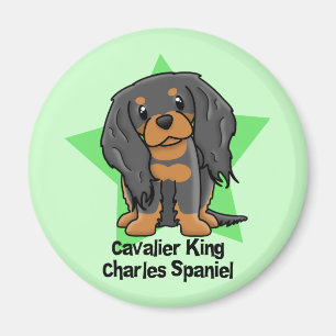 Kawaii Star B&T Cavalier King Charles Spaniel Magneet
