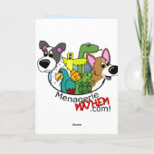 Kawaii Star Beagle Kaart (Achterkant)