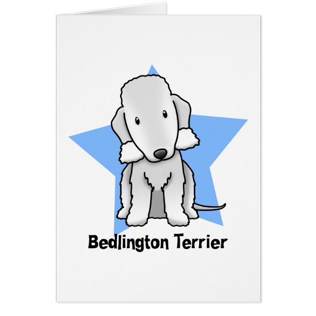 Kawaii Star Bedlington Terrier (Voorkant)