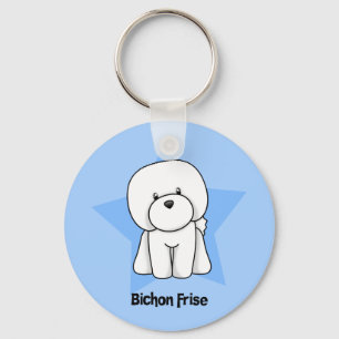 Kawaii Star Bichon Frise Sleutelhanger