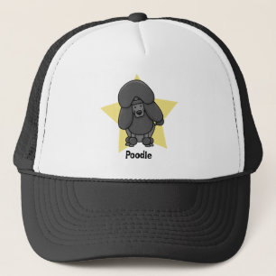 Kawaii Star Black Poodle Trucker Pet