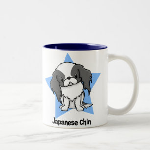 Kawaii Star Blk Japanse kin Tweekleurige Koffiemok