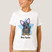 Kawaii Star Blue Heeler Child T-shirt (Voorkant)