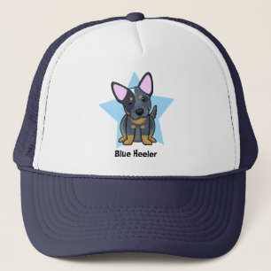 Kawaii Star Blue Heeler Trucker Pet