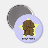 Kawaii Star Boykin Spaniel Magneet (Voorkant / Achterkant)