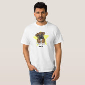 Kawaii Star Brindle Boxer T-shirt (Voorkant volledig)
