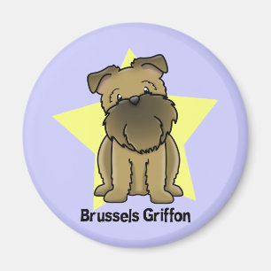 Kawaii Star Brussels Griffon Magneet