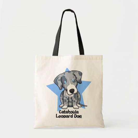 Kawaii Star Catahoula Leopard Dog Tote Bag (Voorkant)