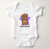 Kawaii Star Dogue de Bordeaux Baby Creeper Romper (Voorkant)