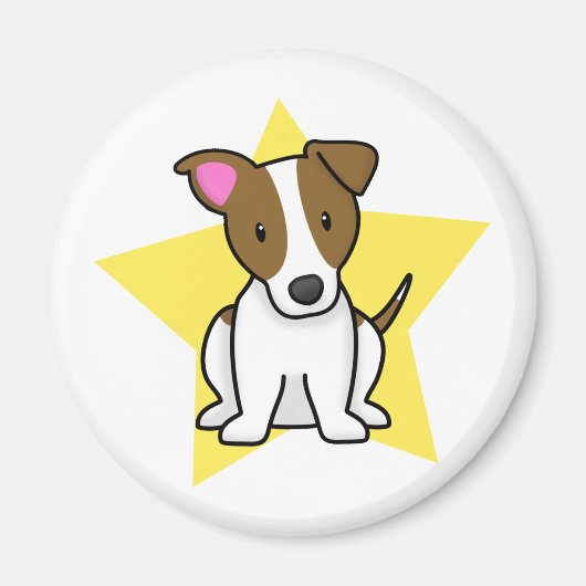 Kawaii Star Jack Russell Terriër magneet (Voorkant)