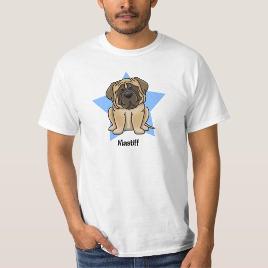 Kawaii Star Mastiff T-shirt (Voorkant)