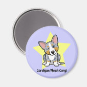 Kawaii Star Merle Cardigan Welsh Corgi Magneet (Voorkant / Achterkant)