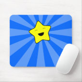 Kawaii Star Mousepad Muismat (Met muis)