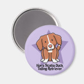 Kawaii Star Nova Scotia Duck Tolling Retriever Magneet (Voorkant / Achterkant)