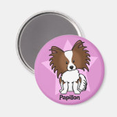 Kawaii Star Papillon Magneet (Voorkant / Achterkant)