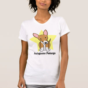 Kawaii Star Portugees Podengo Dames T-Shirt