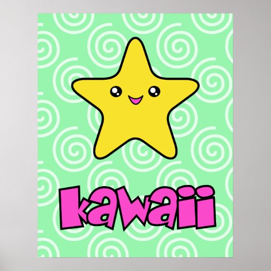 Kawaii Star Poster (Voorkant)
