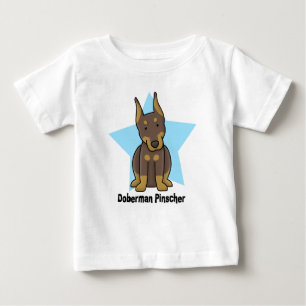Kawaii Star Red Doberman Pinscher Baby