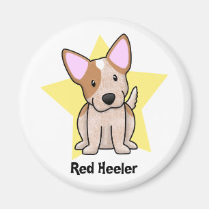 Kawaii Star Red Heeler Magneet