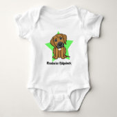 Kawaii Star Rhodesian Ridgeback Baby Creeper Romper (Voorkant)