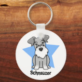 Kawaii Star Schnauzer Sleutelhanger (Voorkant)