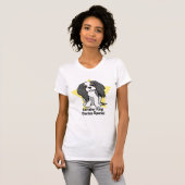 Kawaii Star Tricolor Cavalier King Charles Spaniel T-shirt (Voorkant volledig)
