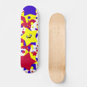 KAWAII STARS COSMIC BURST SKATEBOARD (Voorkant)