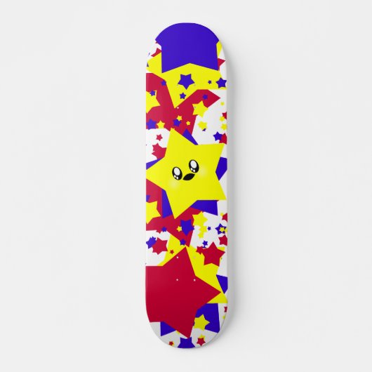KAWAII STARS COSMIC BURST SKATEBOARD (Voorkant)