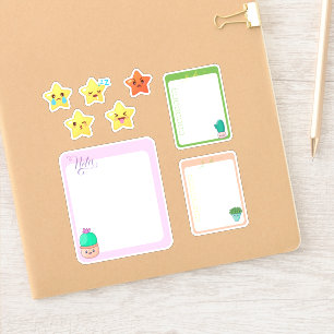 Kawaii Stars Notes to do Sticker