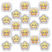 Kawaii Stars Sticker Pack (Voorkant)