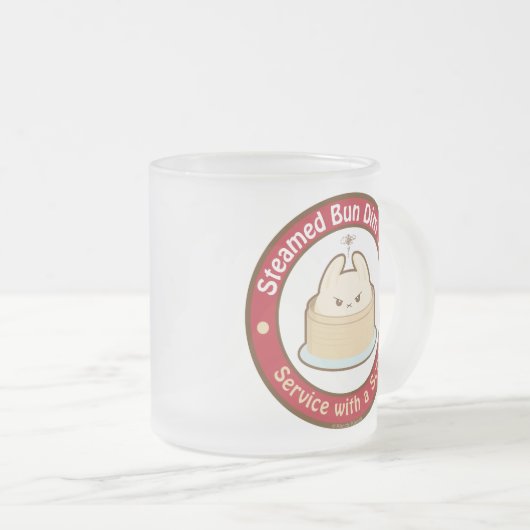 Kawaii Steamed Bun Dim Sum Matglas Koffiemok (Voorkant rechts)