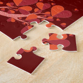 Kawaii stel koalas met hartenboom legpuzzel (Zijkant)