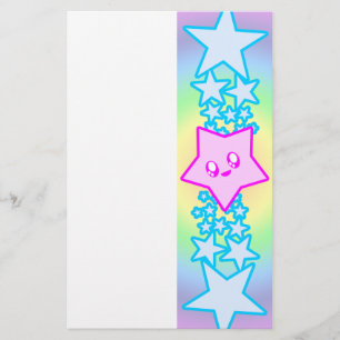 KAWAII STERREN PLEZIER EXPLOSIE BRIEFPAPIER