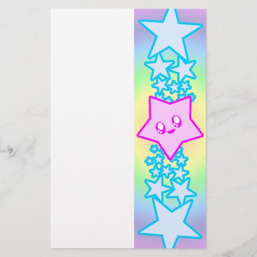 KAWAII STERREN PLEZIER EXPLOSIE BRIEFPAPIER (Voorkant)