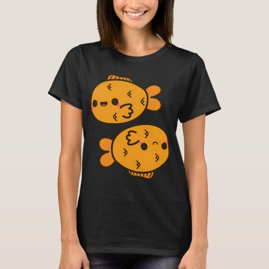 Kawaii sterrenbeeld-Vissen T-shirt (Voorkant)