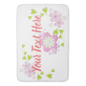 Kawaii stijl Sakura kersenbloesem Badmat (Voorkant Verticaal)