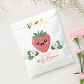 Kawaii Strawberry Baby Shower Bedankzakje (Gezegeld)