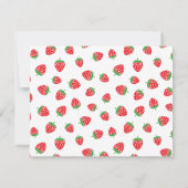 Kawaii Strawberry Frog Kaart (Achterkant)