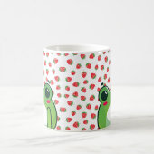 Kawaii Strawberry Frog Koffiemok (Center)