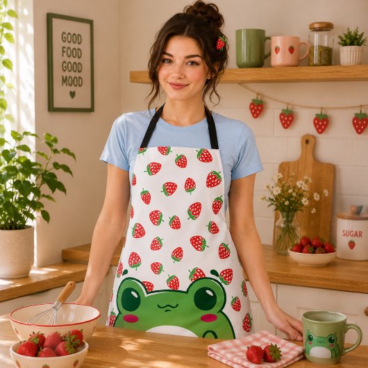 Kawaii Strawberry Frog Schort