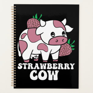 Kawaii Strawberry Koe Crazy Koe Lady Boerderij Ani Planner
