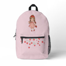 Kawaii Strawberry Meisjesrugzak - Cute Roze Esthet