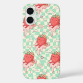 Kawaii Strawberry Picnic Pattern Case-Mate iPhone Case (Achterkant)