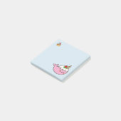 Kawaii Strawberry Shortcake Narwhal Post-it® Notes (Schuin)