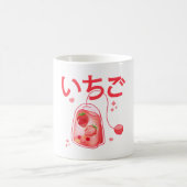 Kawaii Strawberry Tea Bag Koffiemok (Center)