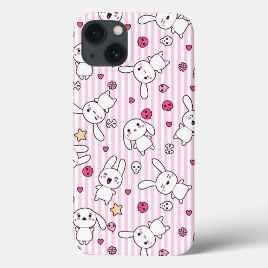 kawaii strepen patroon Case-Mate iPhone case (Achterkant)