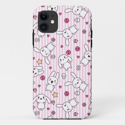 kawaii strepen patroon Case-Mate iPhone case (Achterkant)