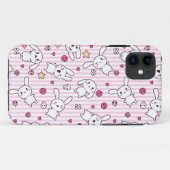 kawaii strepen patroon Case-Mate iPhone case (Achterkant (horizontaal))